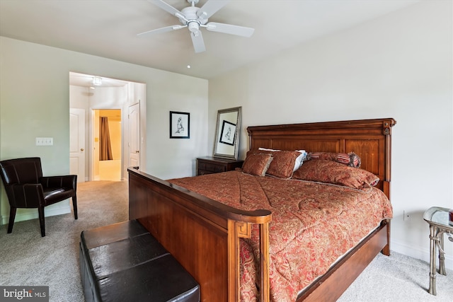 6000 Same Voyage Way Unit 307, Clarksville, MD 21029 - carpeted bedroom featuring a ceiling fan and baseboards