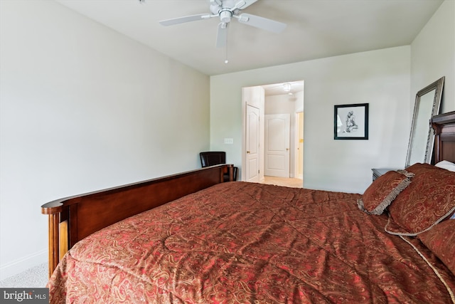 6000 Same Voyage Way Unit 307, Clarksville, MD 21029 - carpeted bedroom featuring baseboards and a ceiling fan