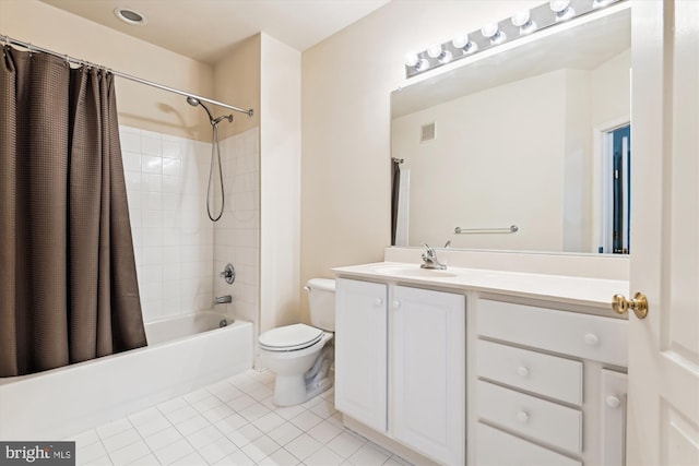 6000 Same Voyage Way Unit 307, Clarksville, MD 21029 - full bath featuring toilet, tile patterned flooring, vanity, and shower / bath combo with shower curtain