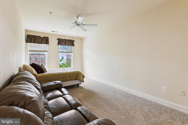 6000 Same Voyage Way Unit 307, Clarksville, MD 21029 - bedroom featuring carpet flooring, baseboards, and ceiling fan