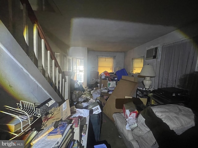 interior space with stairs