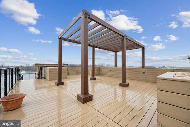 1900 Lyttonsville Rd Unit 1017, Silver Spring, MD 20910 - view of wooden deck