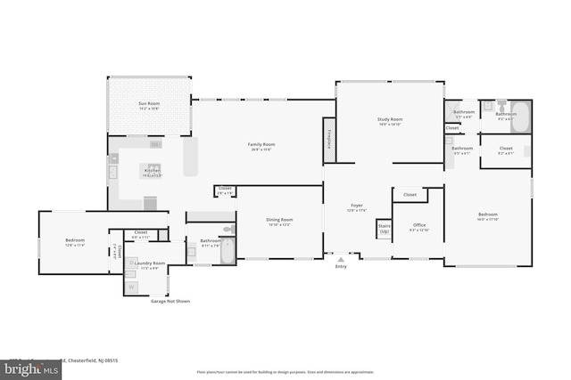 237 Bordentown-Georgetown Rd, Chesterfield, NJ 08515 - floor plan / room layout