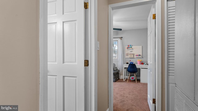 10 Queen Lily Rd, Levittown, PA 19057 - hall featuring carpet flooring