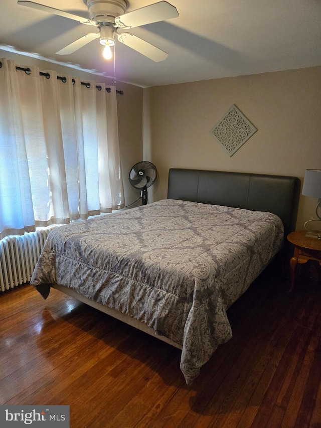 3880 Laurel Grove Rd, Federalsburg, MD 21632 - bedroom with wood finished floors and ceiling fan
