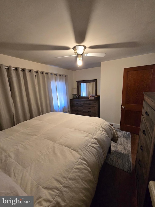 3880 Laurel Grove Rd, Federalsburg, MD 21632 - bedroom featuring a ceiling fan and baseboards