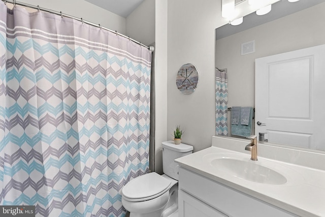 3927 Fair Ridge Dr Unit 305, Fairfax, VA 22033 - bathroom featuring vanity, toilet, and curtained shower