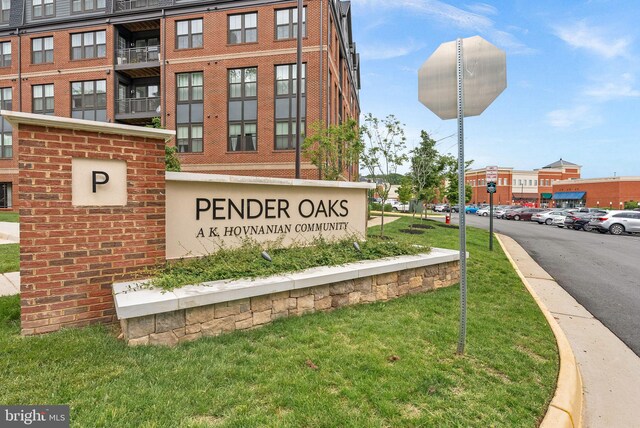 3927 Fair Ridge Dr Unit 305, Fairfax, VA 22033 - view of community / neighborhood sign
