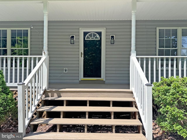 4152 Windy Hills Ln, King George, VA 22485 - doorway to property with a porch