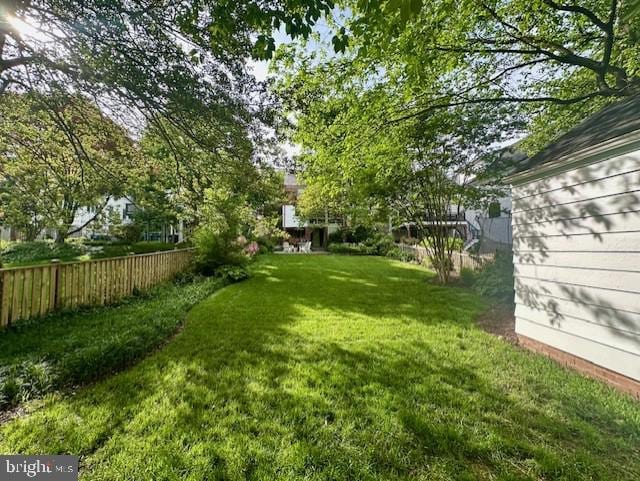 view of yard