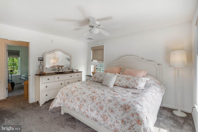 32469 Approach Way Unit 3296, Millsboro, DE 19966 - bedroom featuring a ceiling fan, baseboards, visible vents, and light colored carpet