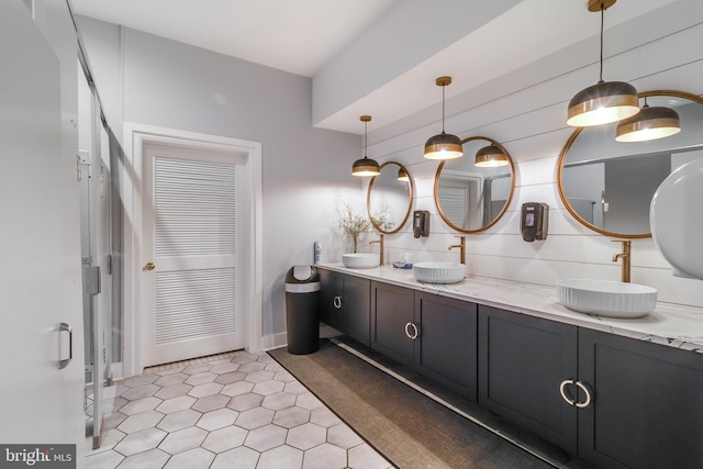 32469 Approach Way Unit 3296, Millsboro, DE 19966 - full bathroom featuring tasteful backsplash, double vanity, and a sink