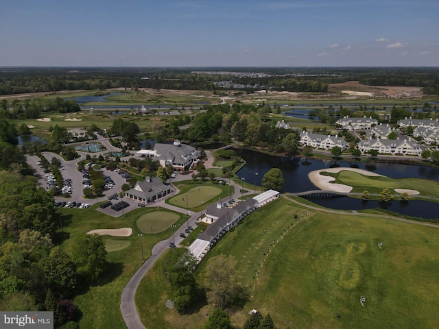 32469 Approach Way Unit 3296, Millsboro, DE 19966 - drone / aerial view featuring view of golf course and a water view