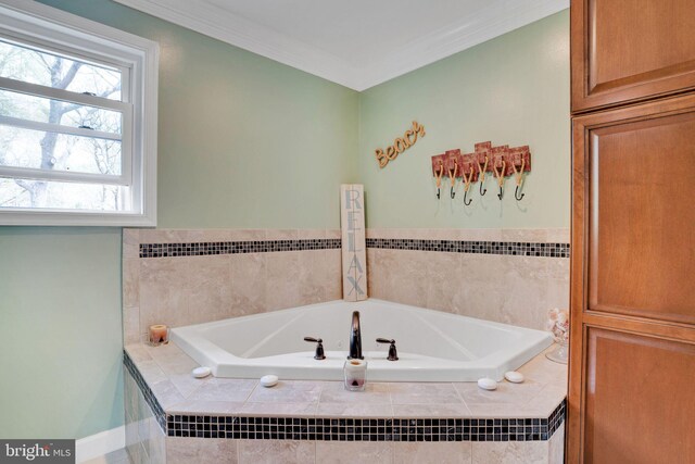 bathroom with a bath