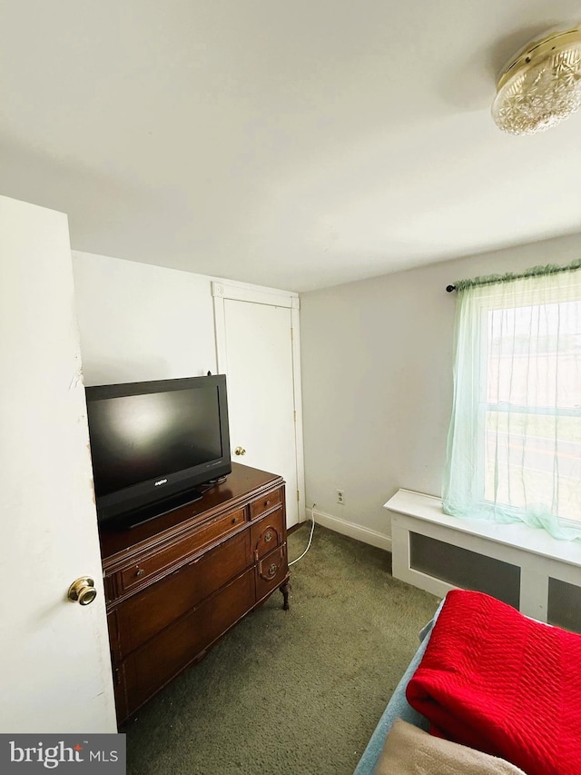 interior space featuring carpet floors