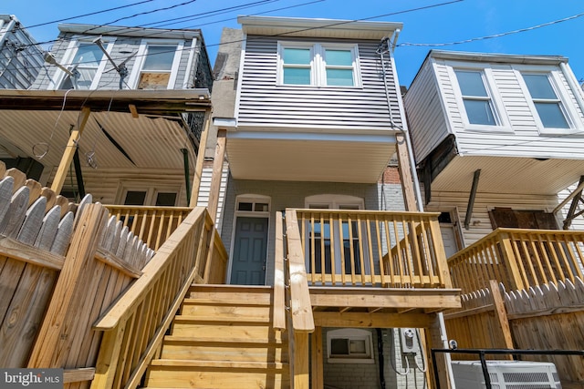 1907 E Lafayette Ave, Baltimore, MD 21213 - back of property with brick siding and fence