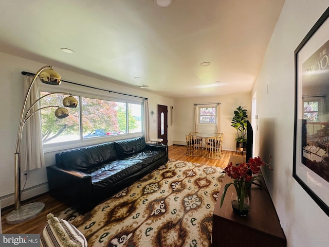 481 Laudermilch Rd, Hershey, PA 17033 - living area with wood finished floors and recessed lighting