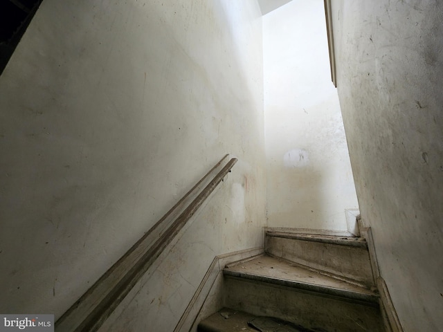 view of staircase