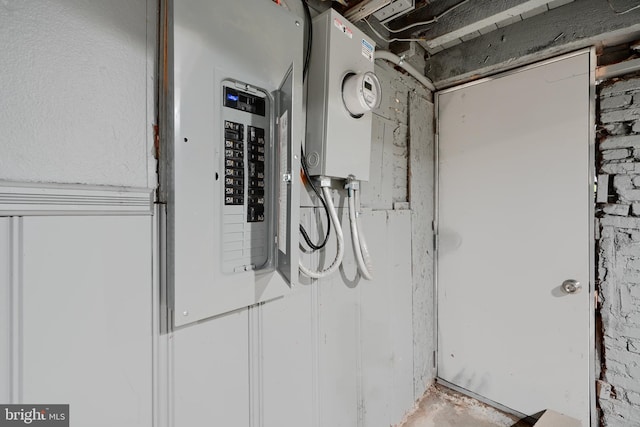 utilities featuring electric meter and electric panel
