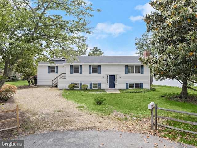 1924 Hidden Point Rd, Annapolis, MD 21409 - bi-level home with a chimney