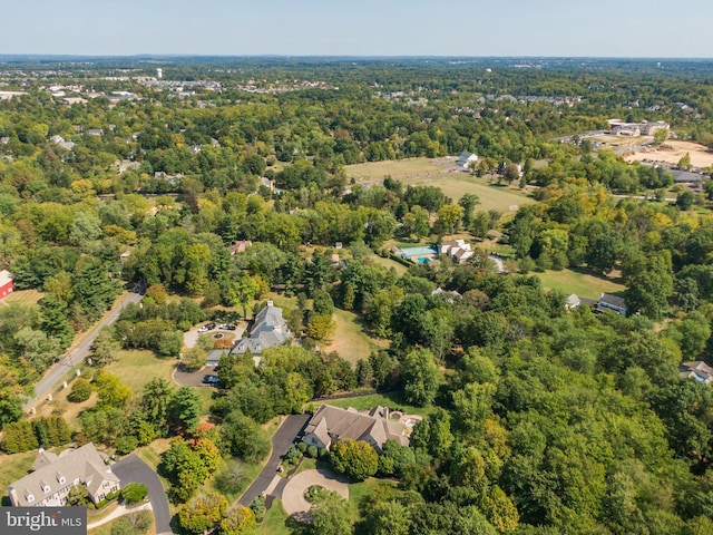 1389 Lamplighter Cir, Gwynedd, PA 19436 - bird's eye view of a forest