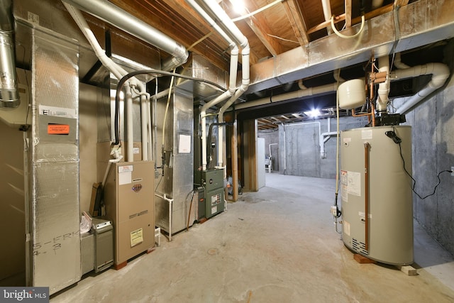 1389 Lamplighter Cir, Gwynedd, PA 19436 - unfinished below grade area with water heater and heating unit