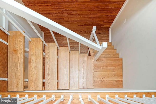 view of stairway