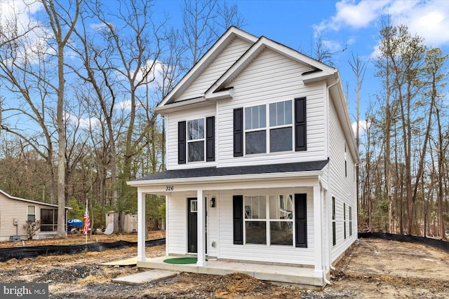 view of front of house featuring a porch
