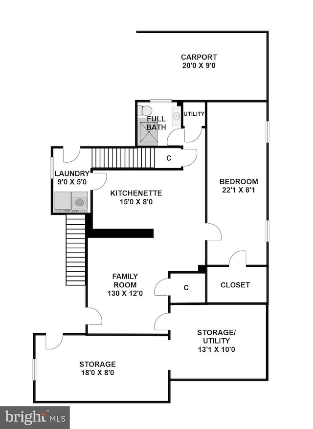 7507 Carroll Ave, Takoma Park, MD 20912 - view of home floor plan