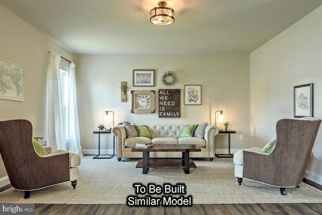 2267 Warrensville Rd Lot 3, Montoursville, PA 17754 - living room with baseboards and wood finished floors