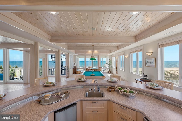 40113 Owens Ct, Fenwick Island, DE 19944 - kitchen with light countertops, plenty of natural light, and a sink
