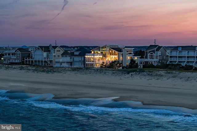 40113 Owens Ct, Fenwick Island, DE 19944 - exterior space featuring a water view, a residential view, and a beach view