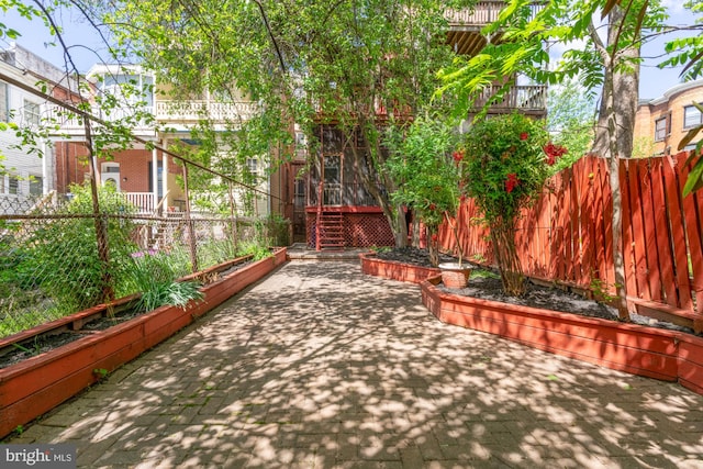 2133 Bolton St, Baltimore, MD 21217 - view of patio / terrace with fence
