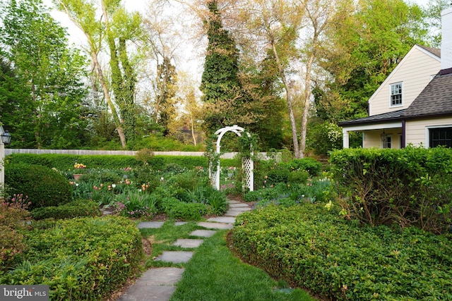 view of yard