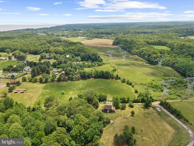 1990 Kate Dr, Port Republic, MD 20676 - overview of rural landscape with a heavily wooded area