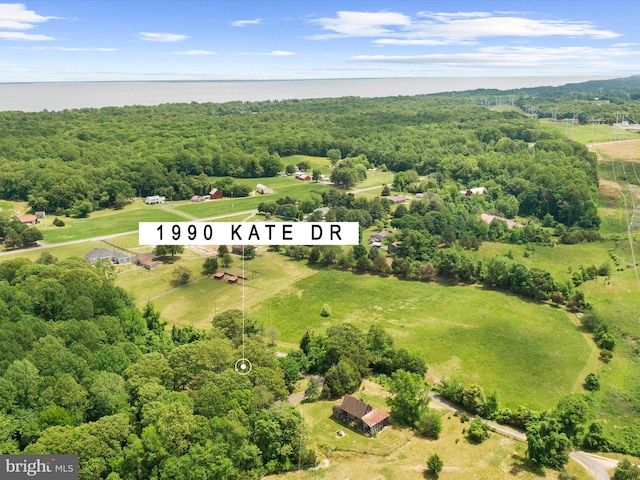 1990 Kate Dr, Port Republic, MD 20676 - bird's eye view of a heavily wooded area