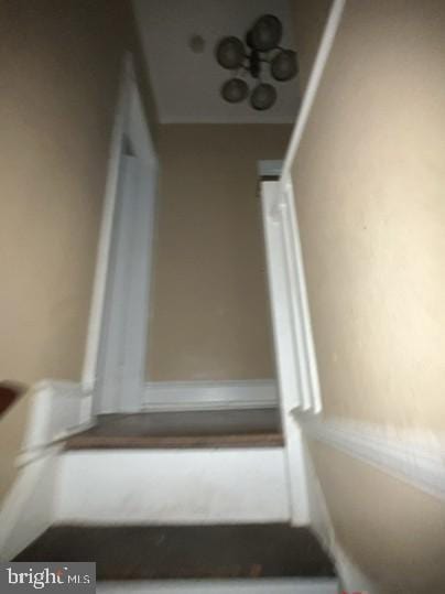 view of staircase