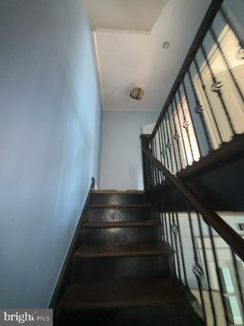 view of staircase