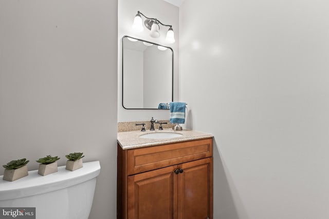 9518 Center St, Vienna, VA 22181 - bathroom featuring vanity and toilet
