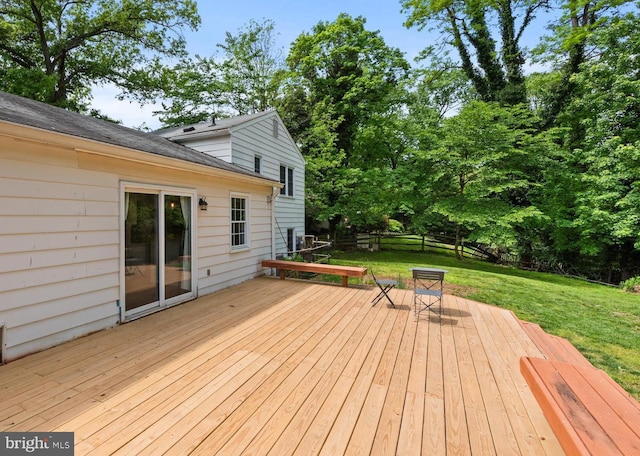 9518 Center St, Vienna, VA 22181 - view of wooden terrace