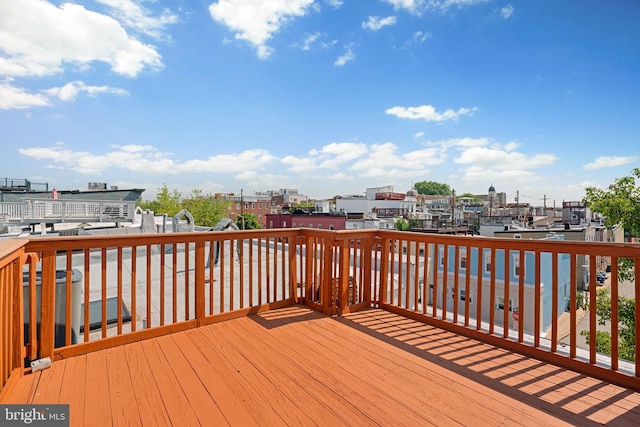 722 S Clinton St, Baltimore, MD 21224 - view of wooden terrace