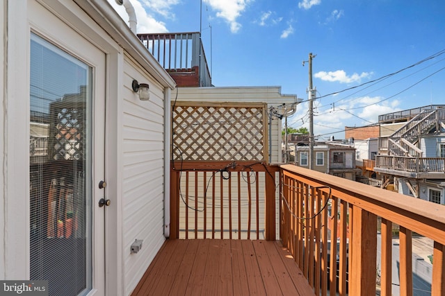 722 S Clinton St, Baltimore, MD 21224 - view of wooden terrace