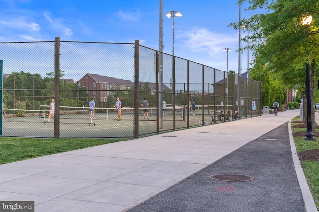 724 E Howell Ave, Alexandria, VA 22301 - view of property's community with a tennis court