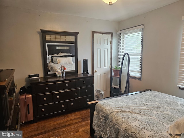 9 47th St SE, Washington, DC 20019 - bedroom with dark wood-style floors
