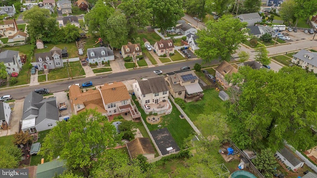 birds eye view of property featuring a residential view