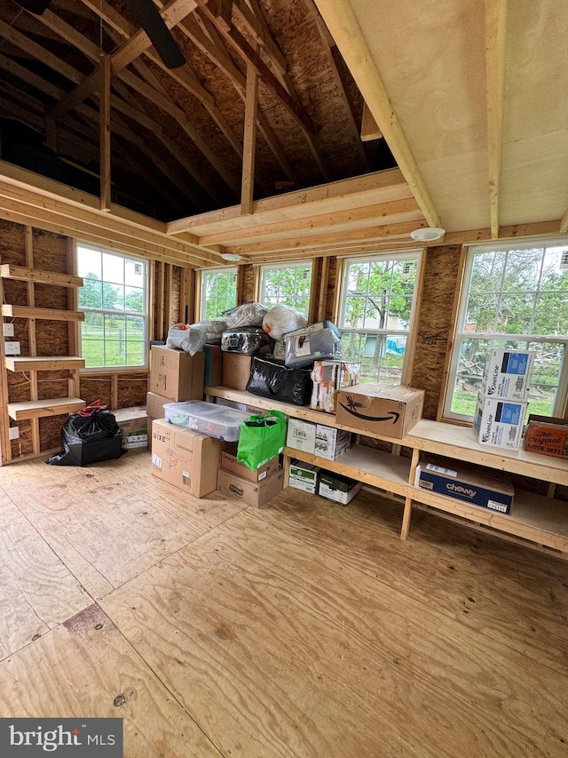 view of storage room