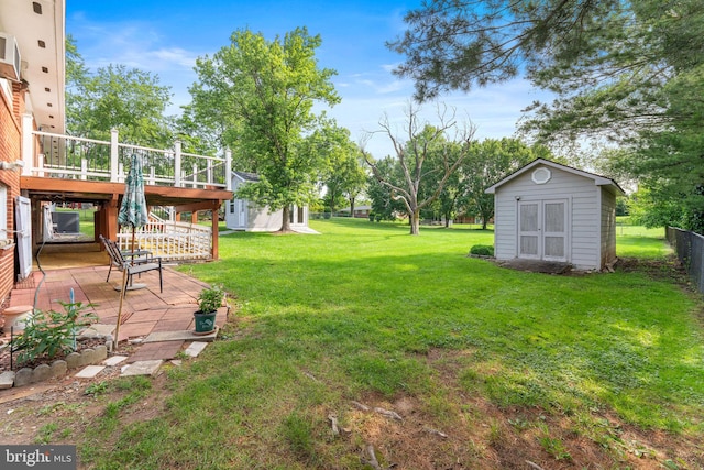 7703 Huron Dr, Gainesville, VA 20155 - view of yard featuring a deck and stairway