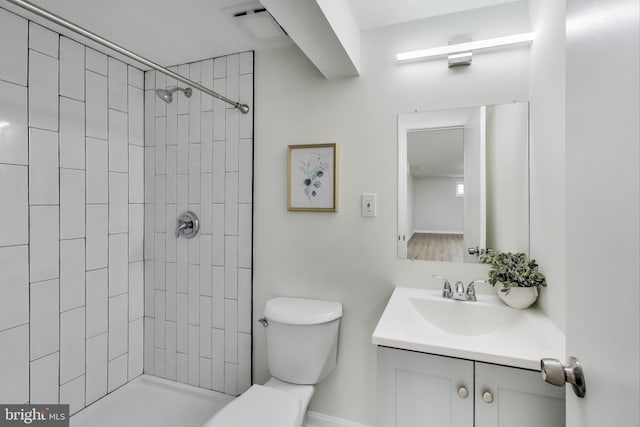 2505 Oxon Run Dr, Temple Hills, MD 20748 - full bath with toilet, a tile shower, and vanity