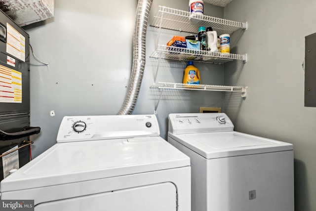 3901 Golf Tee Ct Unit 301, Fairfax, VA 22033 - laundry room with separate washer and dryer