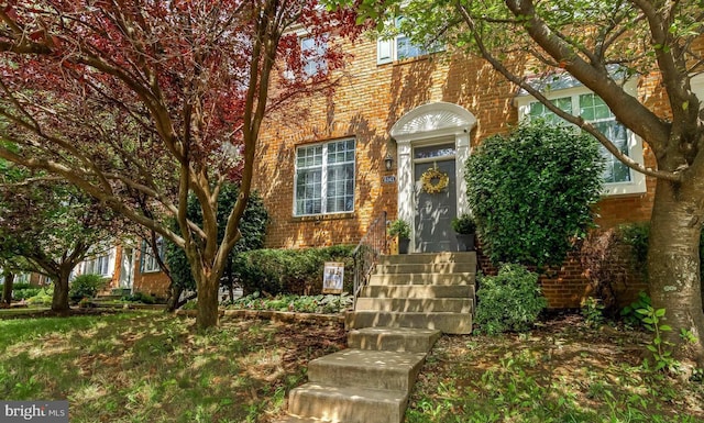 6343 Wind Rider Way, Columbia, MD 21045 - entrance to property with brick siding